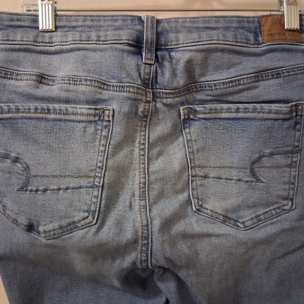 American Eagle Skinny Kick Boot Cut Jeans - Picture 6 of 10